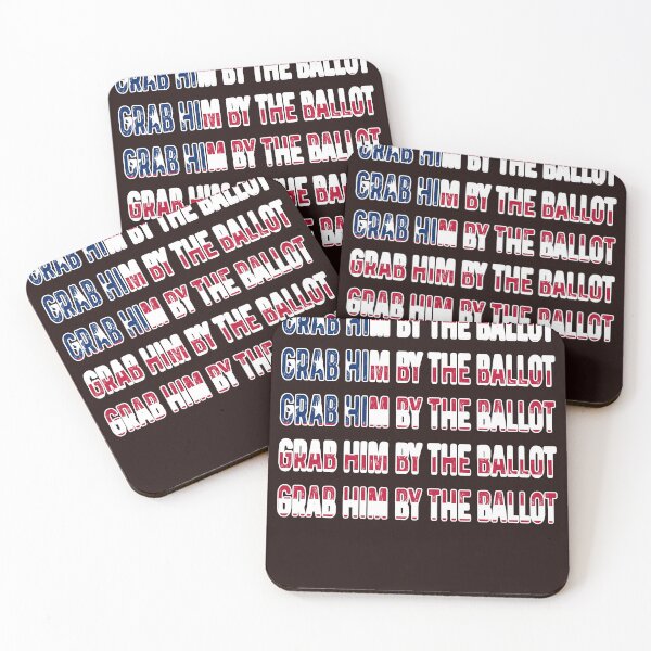 Item preview, Grab Him By The Ballot America Flag Funny Election Gfit designed and sold by Sarah38.