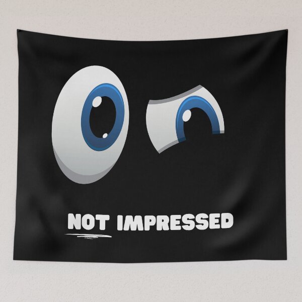 Item preview, Judgy Eyes Not Impressed Skeptic  designed and sold by Nathalie Aynié.