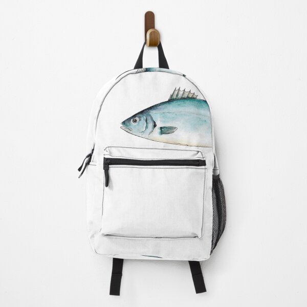 Item preview, Watercolor Sea bass fish designed and sold by FuzzyLogicKate.