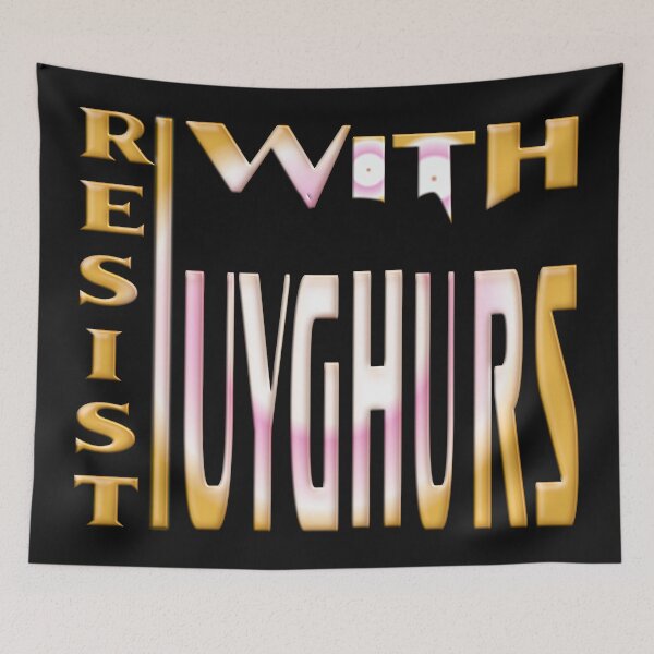 Item preview,  RESIST WITH UYGHURS designed and sold by Ralek.