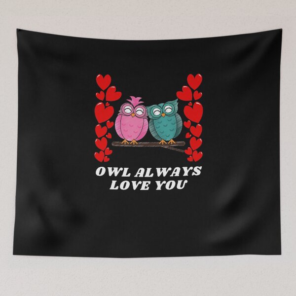 Item preview, Valentines Owl always love you designed and sold by T-Larious-Tees.