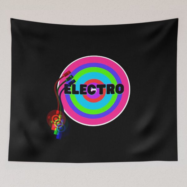 Item preview, Electro Music Colorful Rainbow Vinyl Record designed and sold by sherwinc.