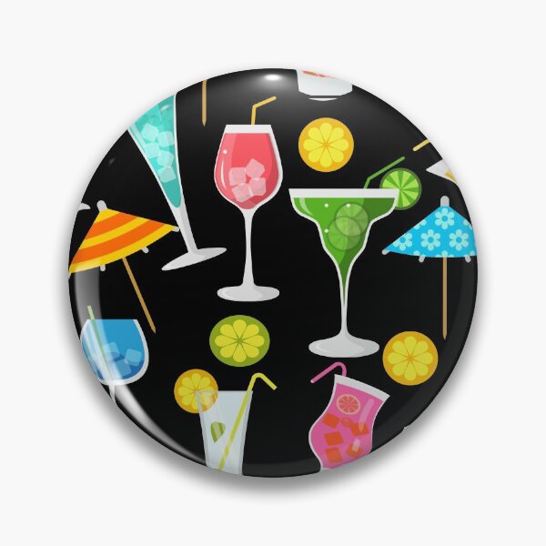 Item preview, Cocktail Happy Hour Party Time Pattern designed and sold by JulieInspired.