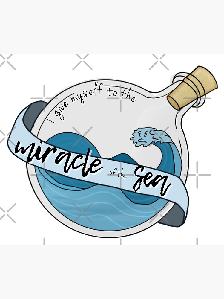 "I give myself to the miracle of the sea" Throw Blanket by 1ive | Redbubble
