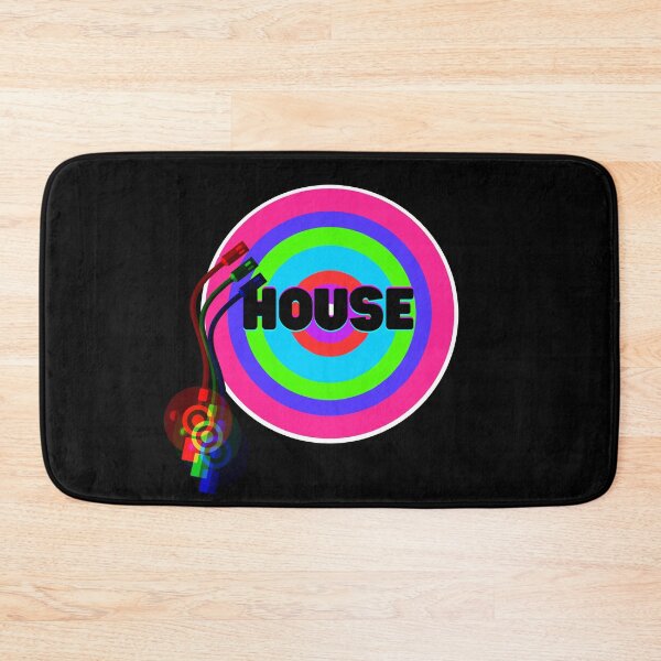 Item preview, House Music Colorful Rainbow Vinyl Record designed and sold by sherwinc.