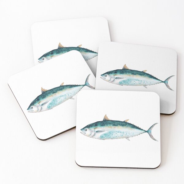 Item preview, Watercolor Tuna fish designed and sold by FuzzyLogicKate.