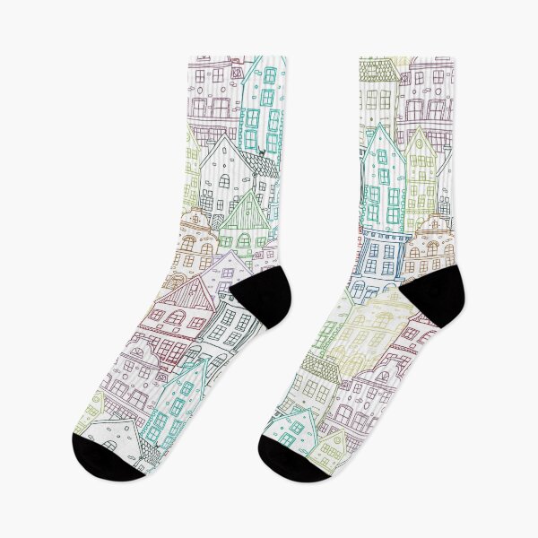 Item preview, The town of colored houses designed and sold by Theteetokstore.