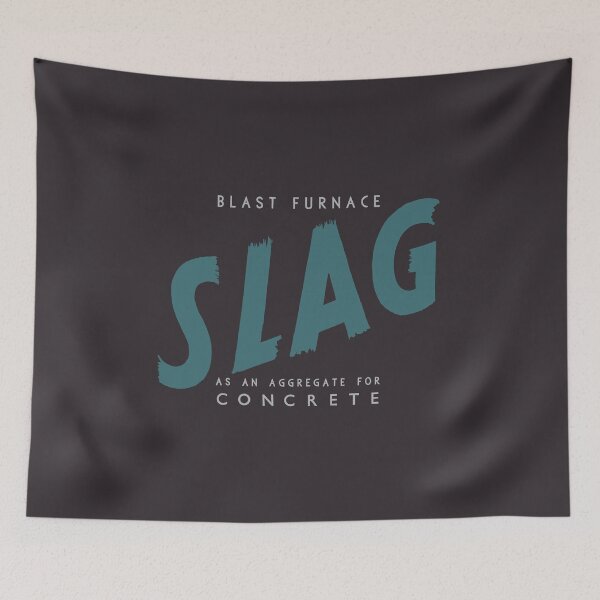 Item preview, BLAST FURNACE SLAG (AS AN AGGREGATE FOR CONCRETE) - ADVERT designed and sold by ThrowbackAds.