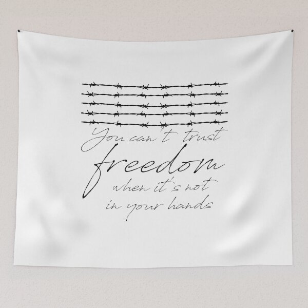 Item preview, Freedom? (black font) designed and sold by halibutgoatramb.