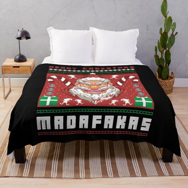 Item preview, Merry Christmas Madafakas Santa Claus Ugly Christmas   designed and sold by Rzelemenz.