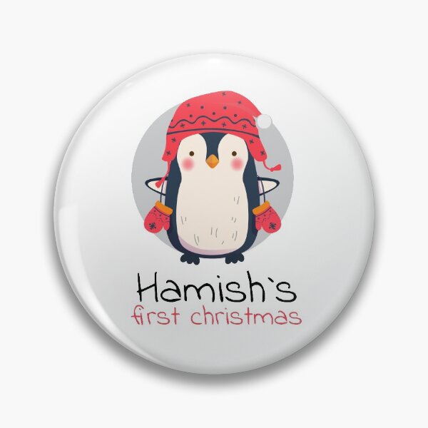 Item preview, Cute Christmas Present For Newborn Hamish Because Hamish loves Penguins designed and sold by Urosek.