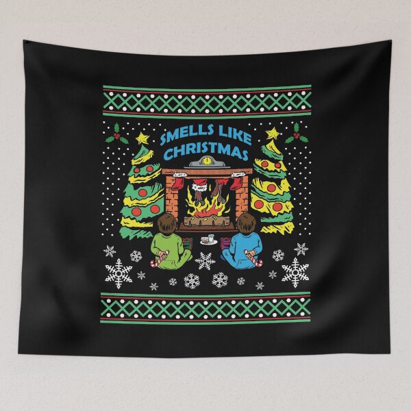 Item preview, Smells like Christmas Horror Santa Kids Ugly Christmas Gift designed and sold by Rzelemenz.