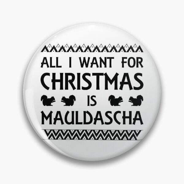 Item preview, All I Want For Christmas Is Mauldascha - Black designed and sold by saechla.