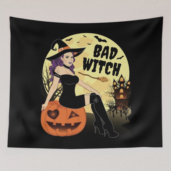 Item preview, Bad Witch Halloween designed and sold by ZNOVANNA.