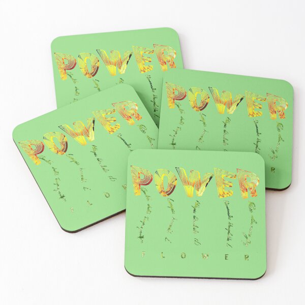 Item preview, Flower Power! Right on! designed and sold by TheArtOfWords.