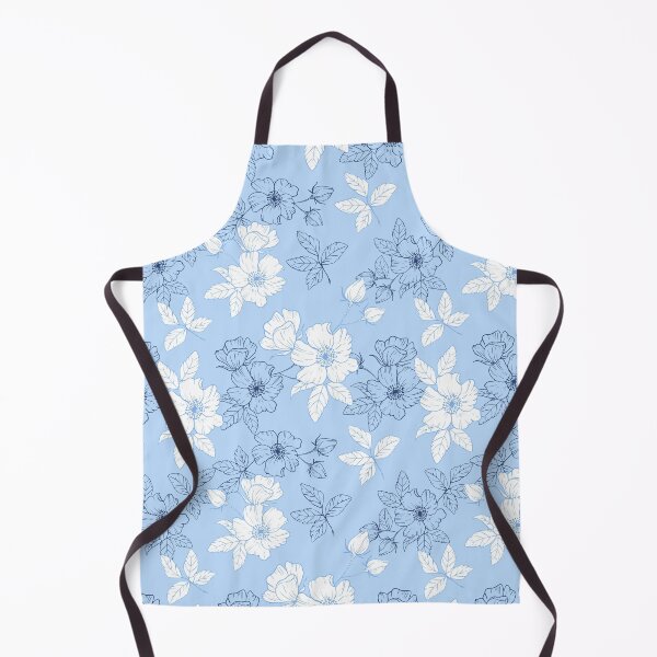 Item preview, Blue flower pattern for summer designed and sold by Katbydesign.