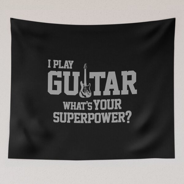 Item preview, I Play Guitar What's Your Superpower? designed and sold by designbychow.