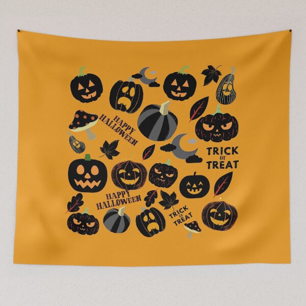 Item preview, halloween pumping pattern designed and sold by DK-PODsolutions.