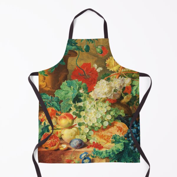 Item preview, UVAS, MELOCOTONEROS, GRANADAS Y AMAPOLAS Bodegón flamenco con flores y frutas designed and sold by BulganLumini.