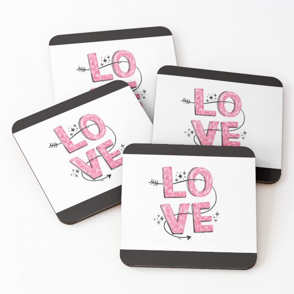 Item preview, Pink LOVE Lettering ❤ " Love is everything " designed and sold by findsbyjune374.