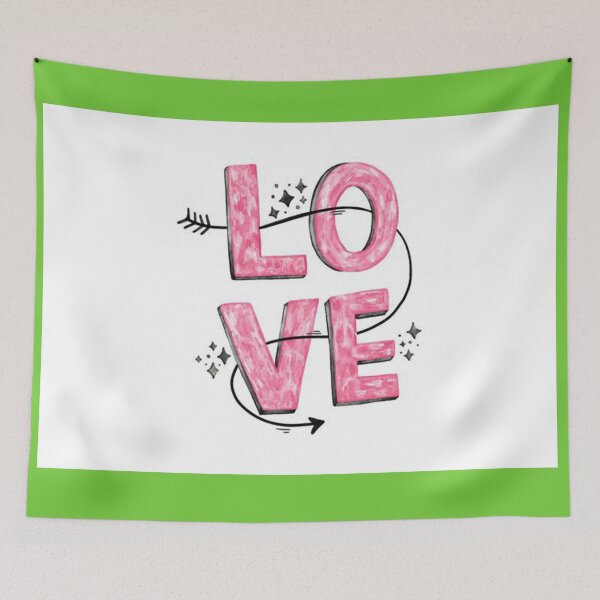 Item preview, Pink LOVE Lettering ❤ " Love is everything " designed and sold by findsbyjune374.
