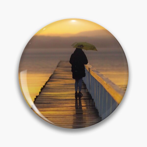 Item preview, rainy jetty sunset designed and sold by dags.