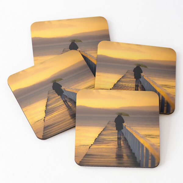 Item preview, rainy jetty sunset designed and sold by dags.
