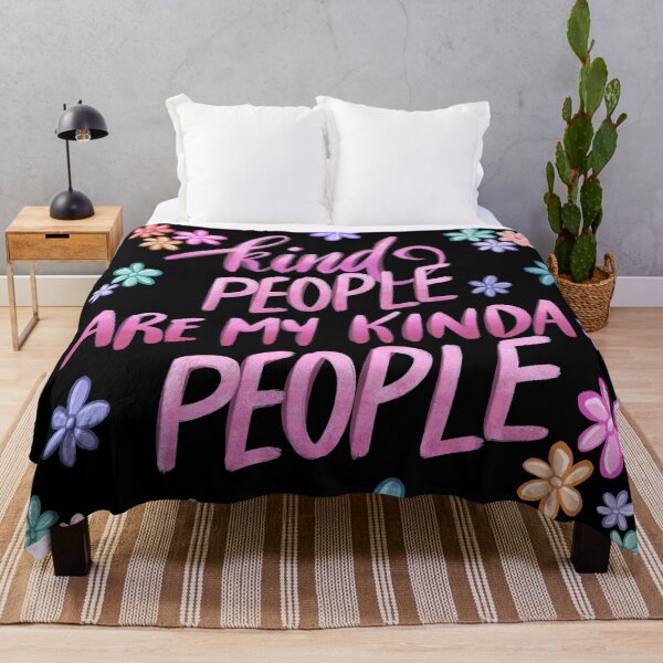 Item preview, Kind People Are My Kinda People - Pink Palette designed and sold by Squarebird.