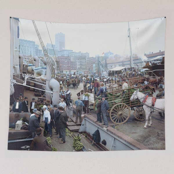 Item preview, Banana docks, New York, ca. 1890-1910. designed and sold by Marina Amaral.