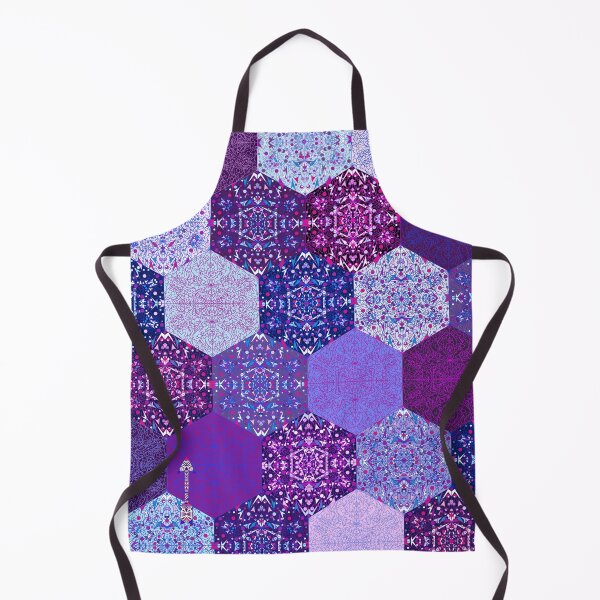 Item preview, patchwork mosaic hexagon polygons snowflake Honeycomb harlequin Boho designed and sold by anzhelikamilisa.