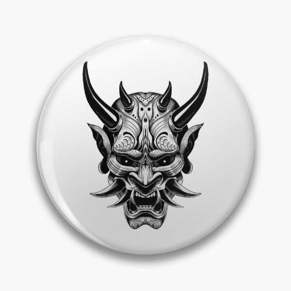 Item preview, Japaneses samurai monster type face  designed and sold by breaker160.