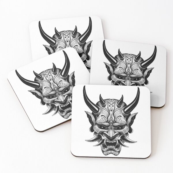 Item preview, Japaneses samurai monster type face  designed and sold by breaker160.
