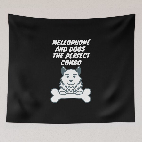 Item preview, Mellophone and dogs combo designed and sold by SnowballStep.