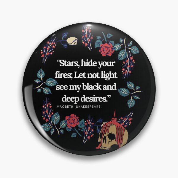 Item preview, Macbeth Shakespeare, literary quotes designed and sold by Bookish Dragon.