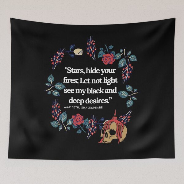 Item preview, Macbeth Shakespeare, literary quotes designed and sold by Bookish Dragon.