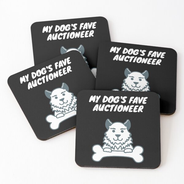 Item preview, My dog's fave auctioneer! designed and sold by SnowballStep.