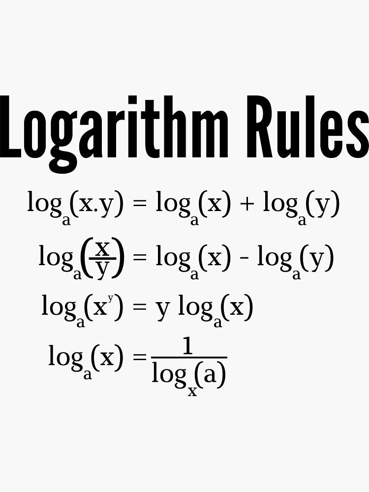 Logarithm Rules