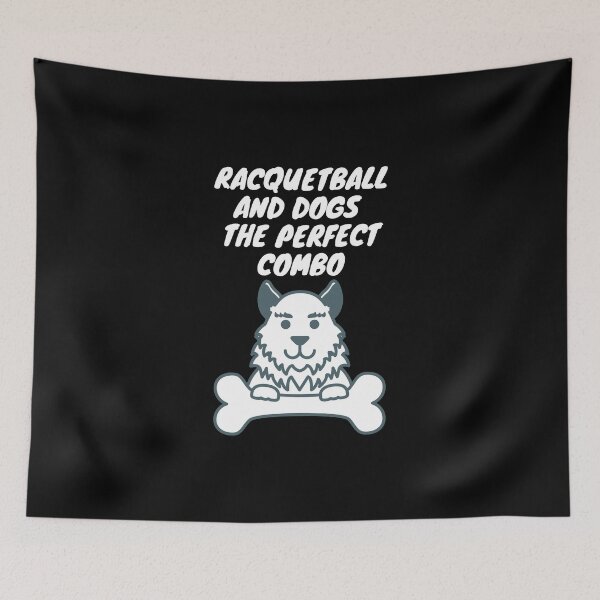 Item preview, Racquetball and dogs combo designed and sold by SnowballStep.