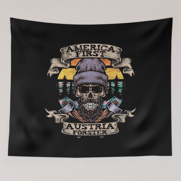 Item preview, America First Austria Forester I Austria Lumberjack Forester Retro Vintage designed and sold by 2blackcherries.