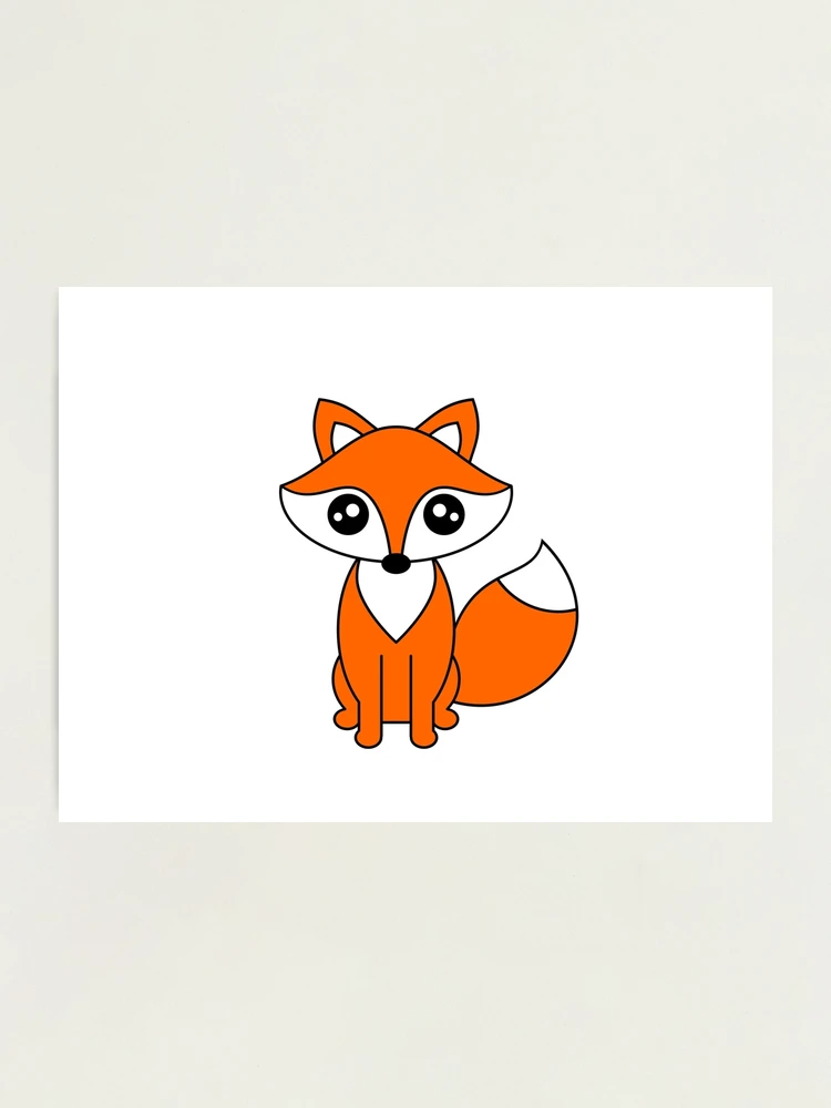 simple fox illustration