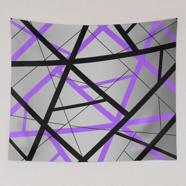Item preview, Purple/Silver/Black Pattern designed and sold by Designs-by-KC.