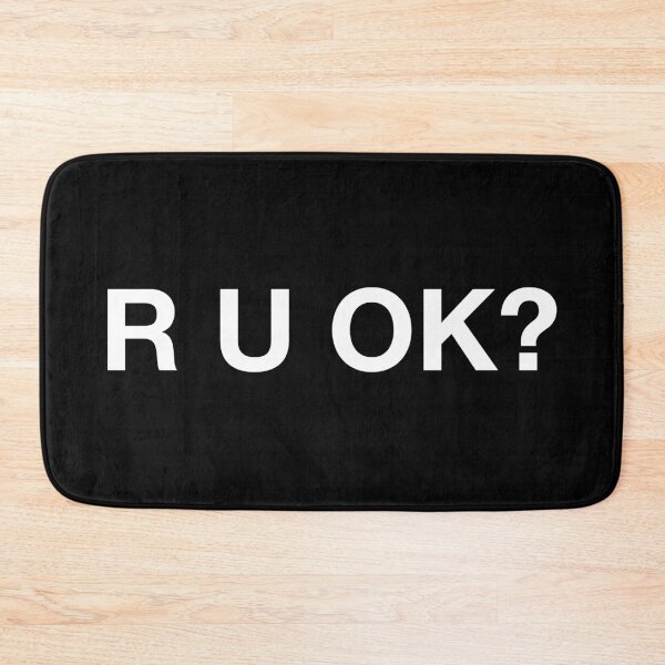 Item preview, R U OK? | Typography Design designed and sold by nielswoutersbe.
