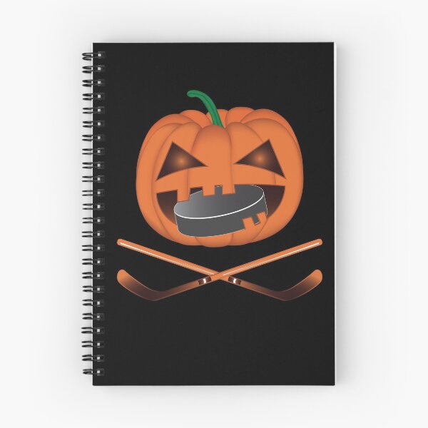 Item preview, Halloween Pumpkin Hockey Eating a Puck designed and sold by ZNOVANNA.