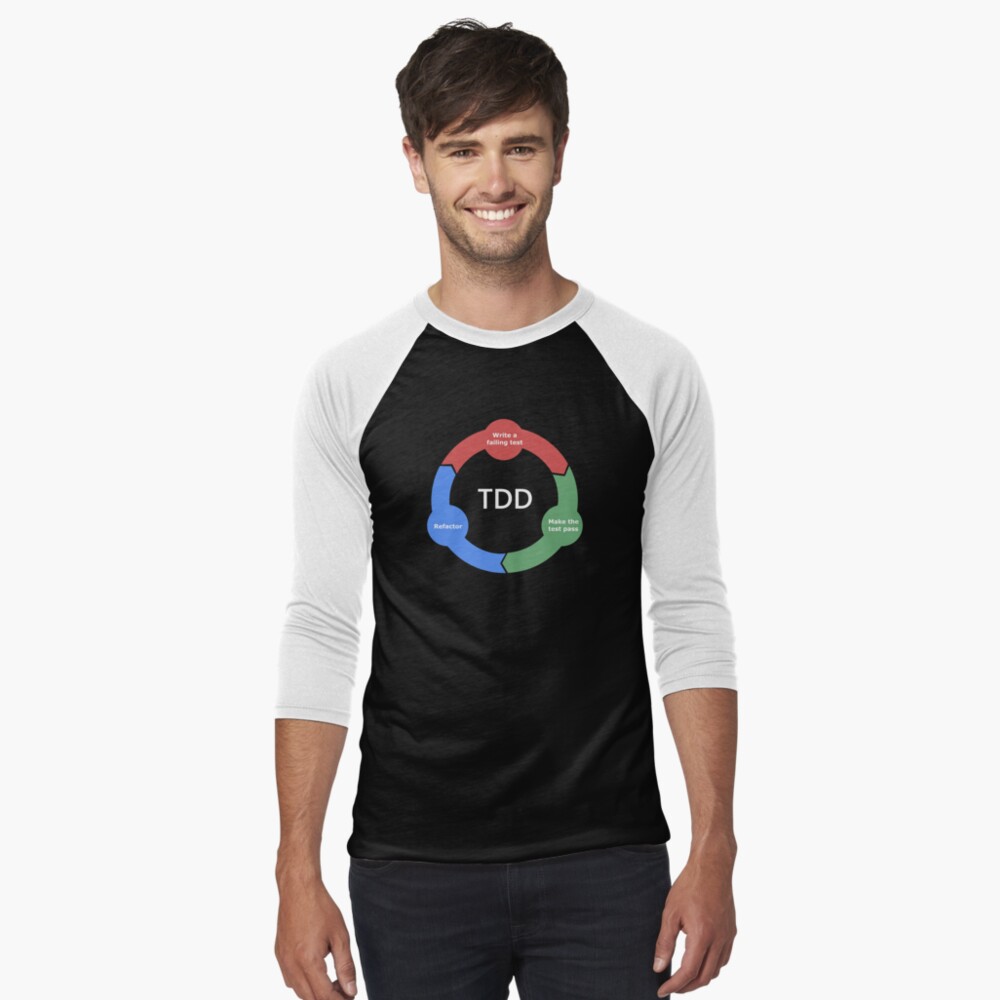 Item preview, Baseball ¾ Sleeve T-Shirt designed and sold by yourgeekside.