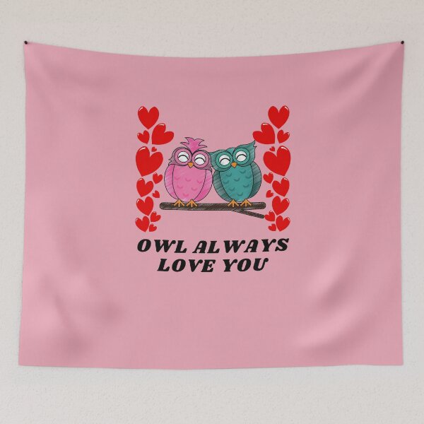 Item preview, Valentines Owl always love you designed and sold by T-Larious-Tees.