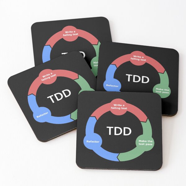 Item preview, Test Driven Development (TDD) white ed. designed and sold by yourgeekside.
