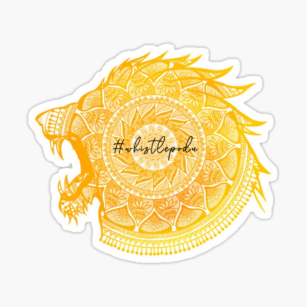 Chennai Super Kings Sticker By Divyakrishnanv Redbubble