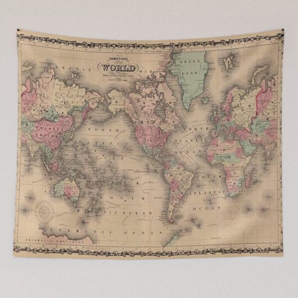 Item preview, Old World Antique Map Ancient Atlas Vintage Maps Gifts designed and sold by TopTeeShop.