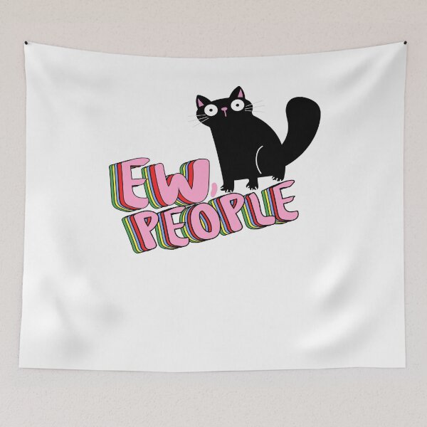 Item preview, Ew, People Black Cat Design designed and sold by SurgicalDesign.