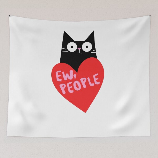 Item preview, Ew, People Black Cat Design designed and sold by SurgicalDesign.